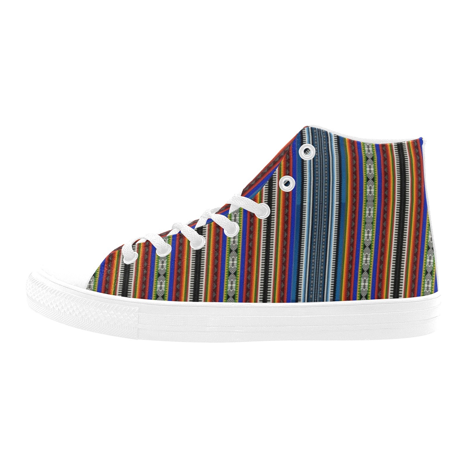 Drug Rug Cotton Pattern Printing Canvas Shoe Hi Top 0170 mans womans