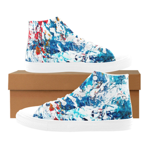 Mystical Forest Night Painting Print Canvas Shoe Hi Top 0170 mans womans