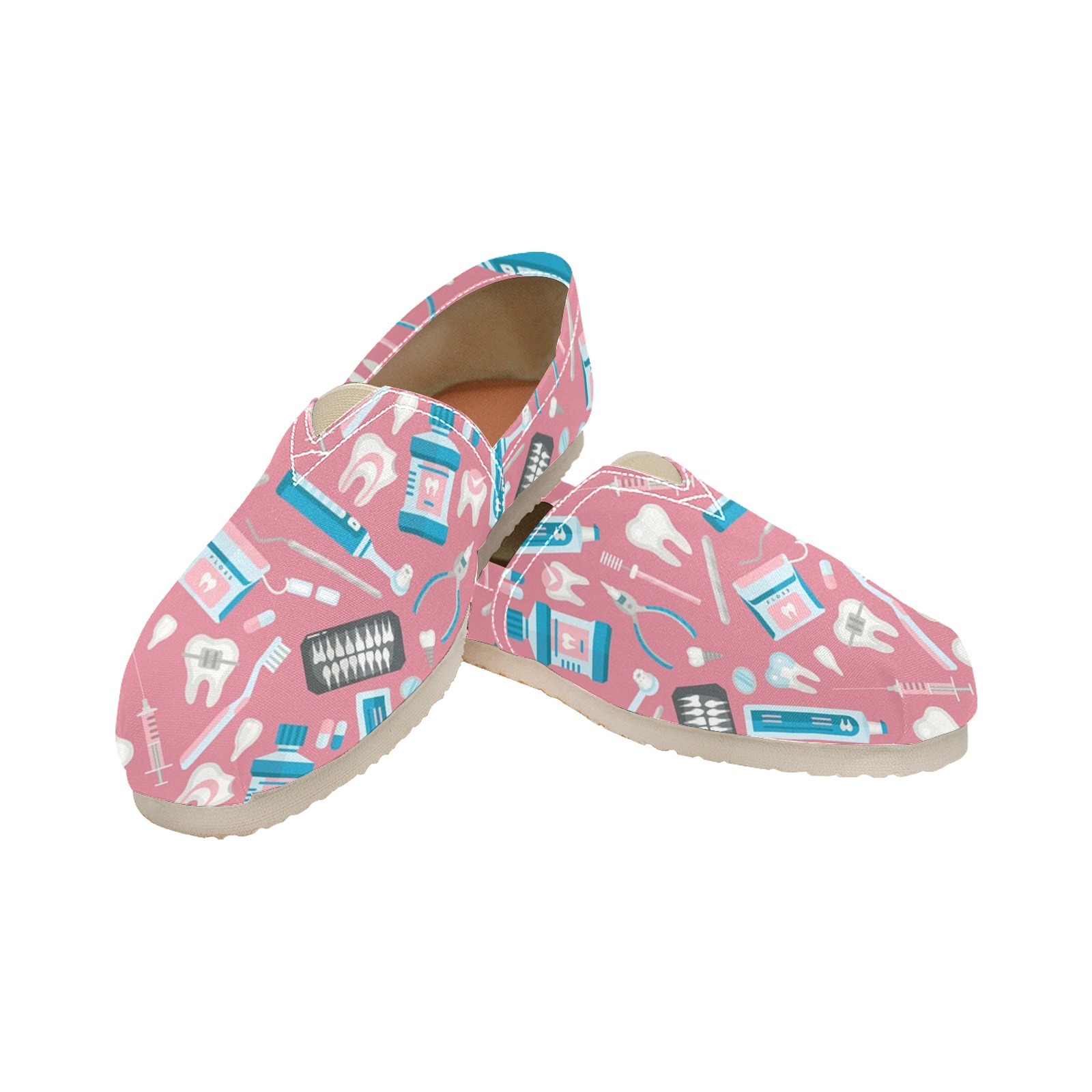 Abstract Dentistry Print Canvas Casual Shoe Lightweight Breathable 1206 Mans Womans