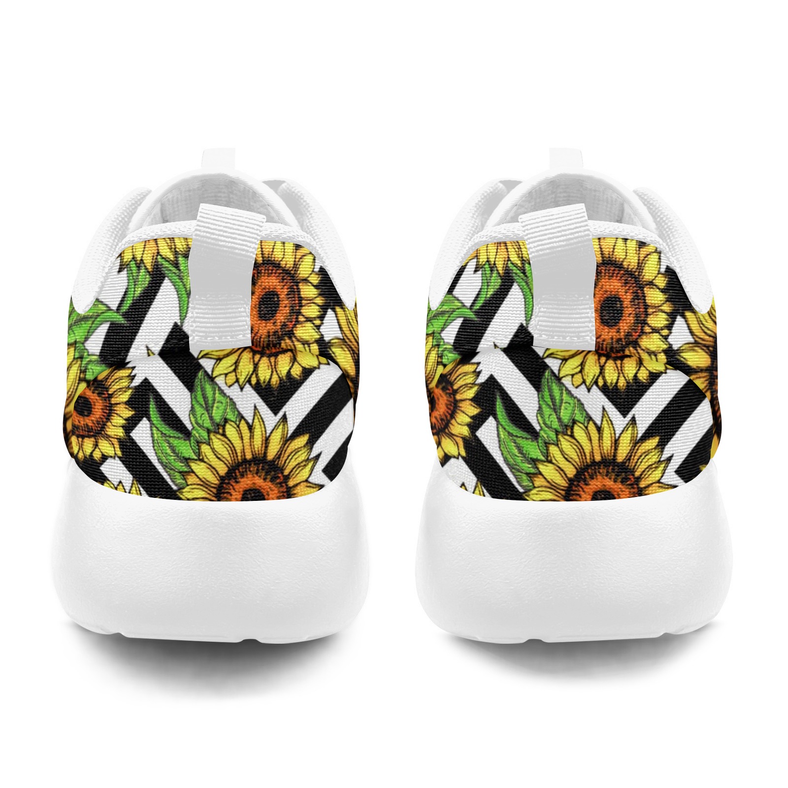 Sunflower Printed Sneakers 02001 white mans womans athltics