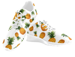 Metawearprint Pineapple Print on Demand Sneakers 0200 Mans Womans