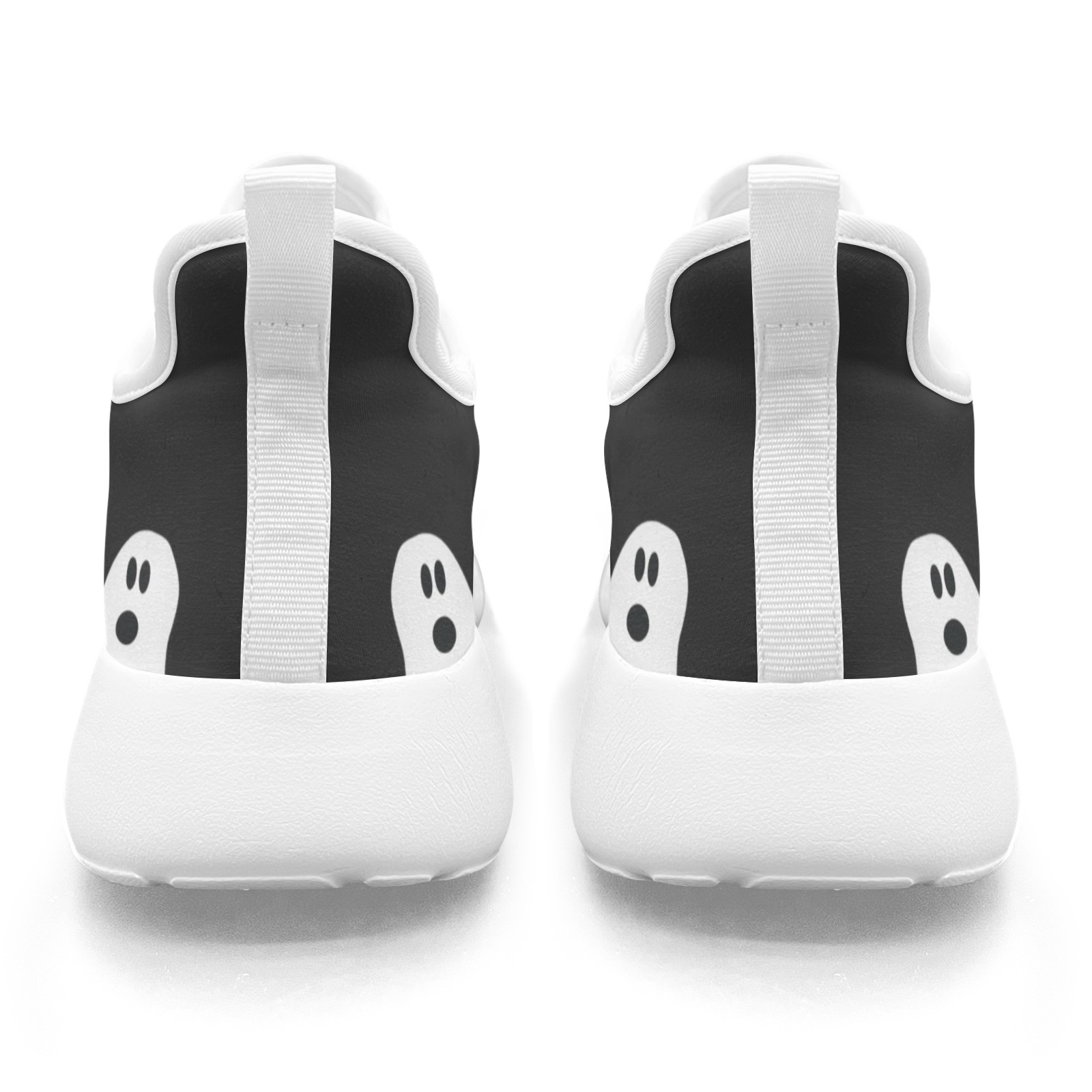  Ghost Finger Skeleton Black White Printed Ultra Light Running Shoe 67502 white mans womans