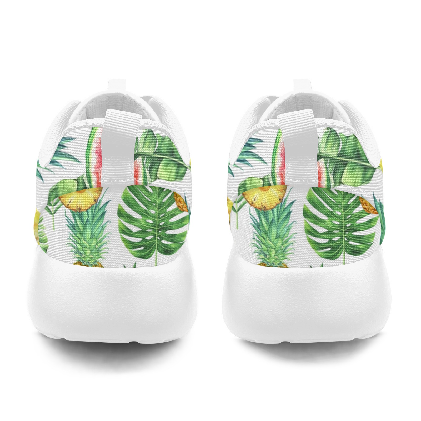 Pineapple Hot Printed Sneakers 02001 white mans womans athltics