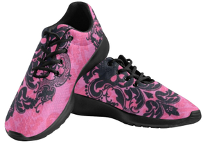 Metawearprint Pink Decor Skull Girly Tattoo Print on Demand Sneakers 0200 Mans Womans