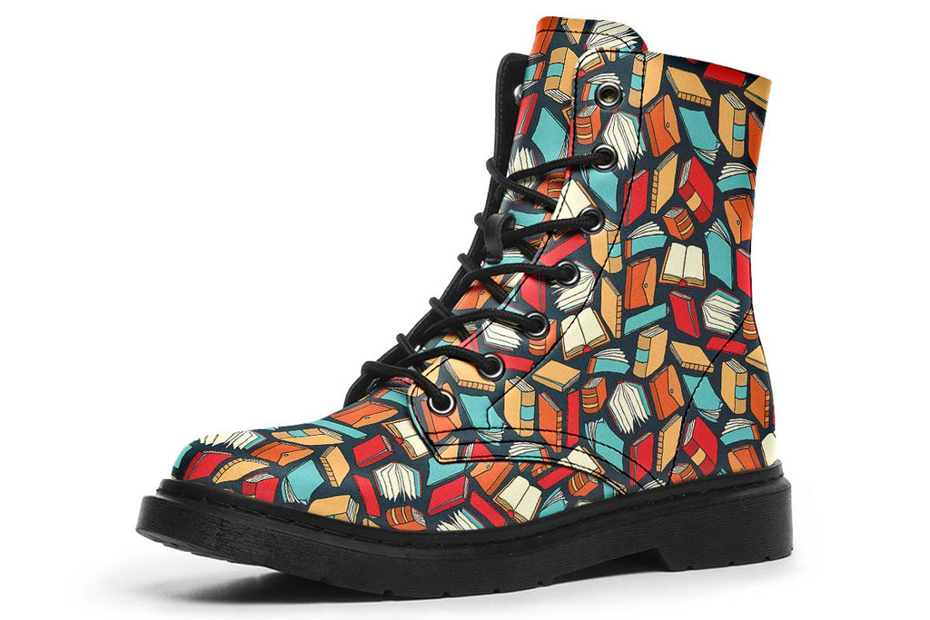 BookLove print soft PU Boot stitch sole 058-3 big size mans womans