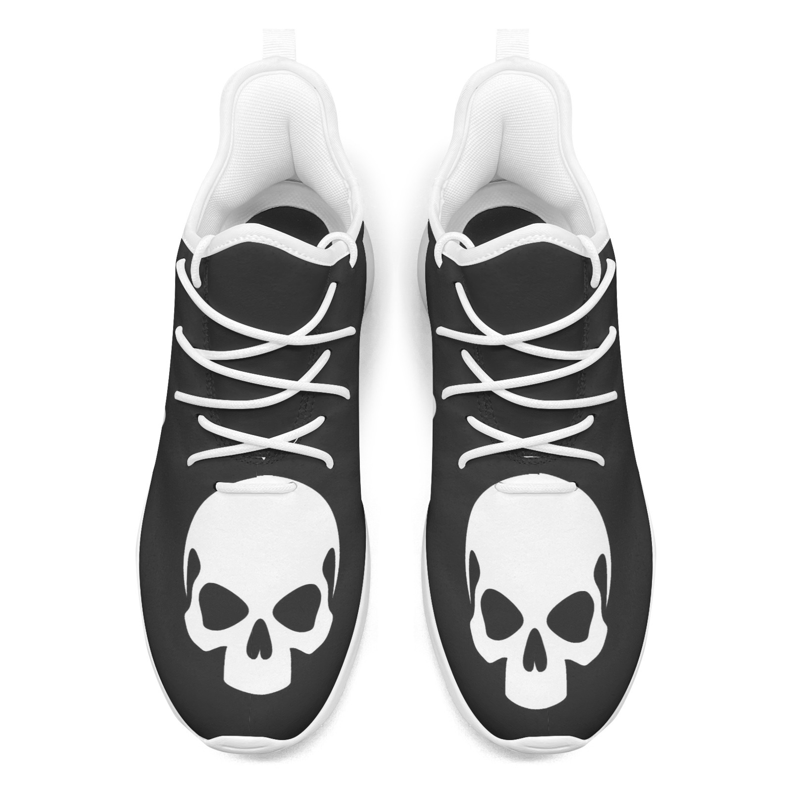  Ghost Finger Skeleton Black White Printed Ultra Light Running Shoe 67502 white mans womans