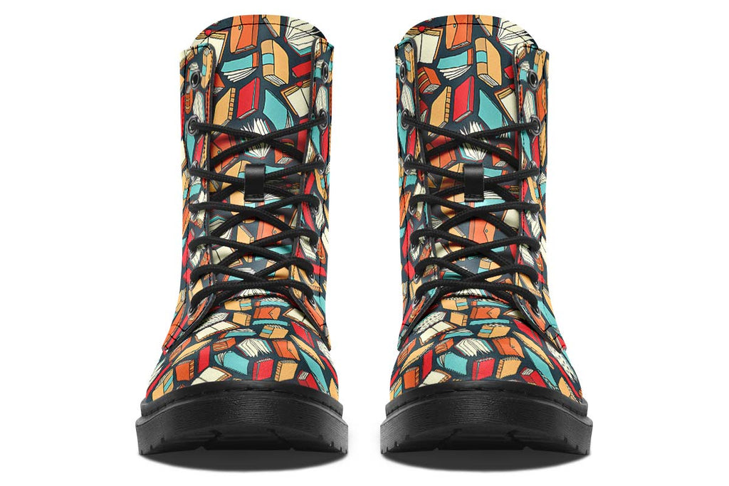 BookLove print soft PU Boot stitch sole 058-3 big size mans womans