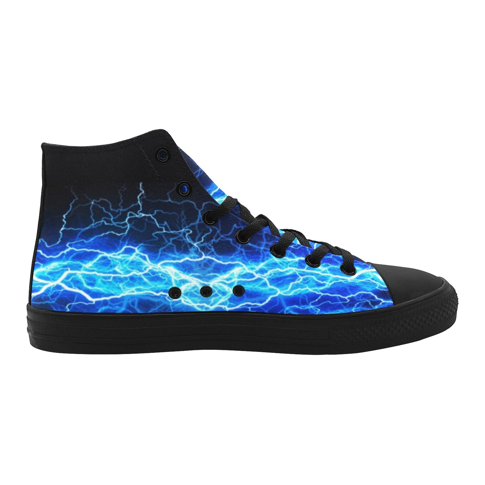 Water Reflection Printing Canvas Shoe 0170 Hi Top mans womans