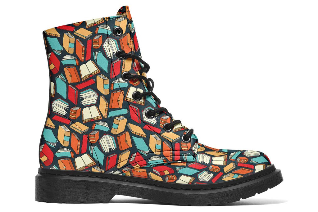 BookLove print soft PU Boot stitch sole 058-3 big size mans womans