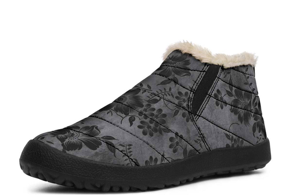 Grey Sophie Print winter Fur Sneakers Soft 1929 black man woman