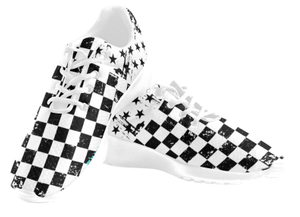 Checkered Flag Live Matter Sneakers 0200 White Mans Womans